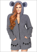 Leg Avenue comoda tutina Cuddle Koala - Grigio (S)