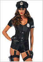 Leg Avenue Flirty Five-O Policewoman Costume (S)