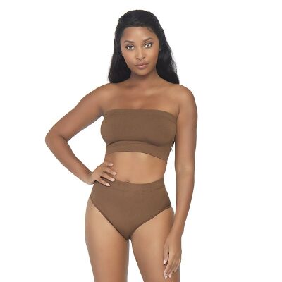 Leg Avenue NK003 Naked Tan | Set deux pièces couleur café