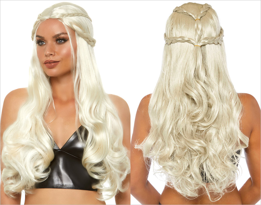 Perruque Leg Avenue Daenerys Targaryen - Blond argenté