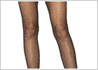 Leg Avenue Showy pantyhose with rhinestones - Black (S/L)