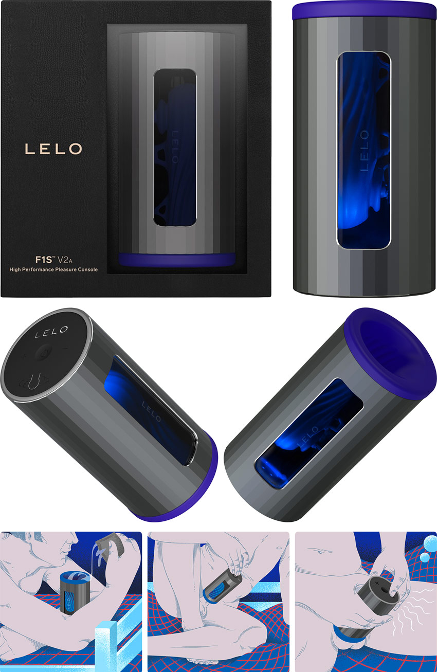 LELO F1S V2 vibrating and connected masturbator