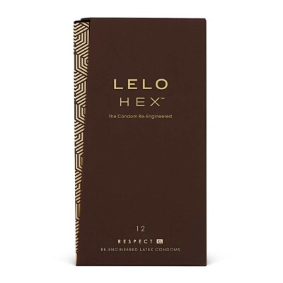LELO HEX Respect XL Kondom | Gross | Inspiriert von Graphen