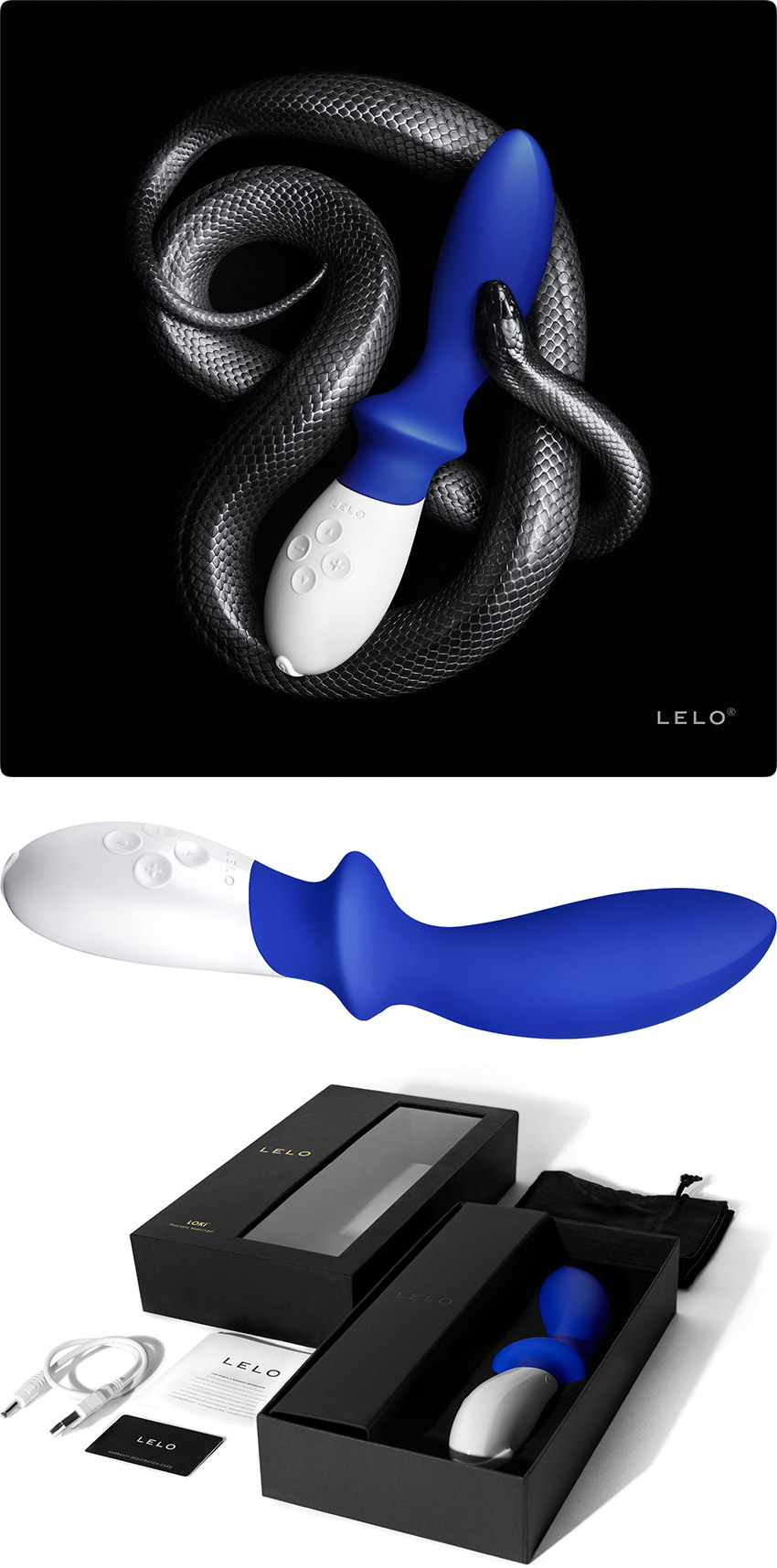 LELO Loki Prostata Vibrator - Blau