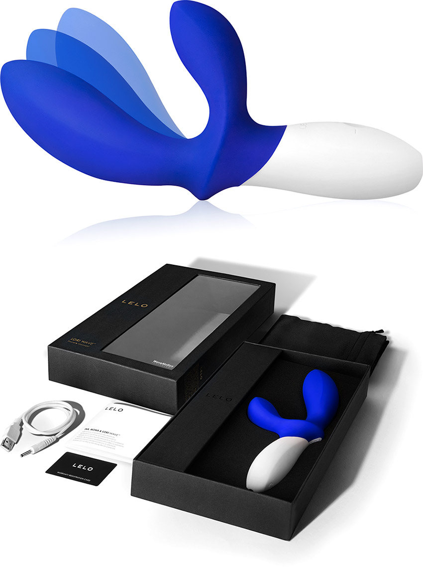 LELO Loki Wave Prostata Vibrator - Blau