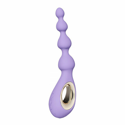 LELO Soraya Beads | Vibrierende Analkette mit Kontrollgriff