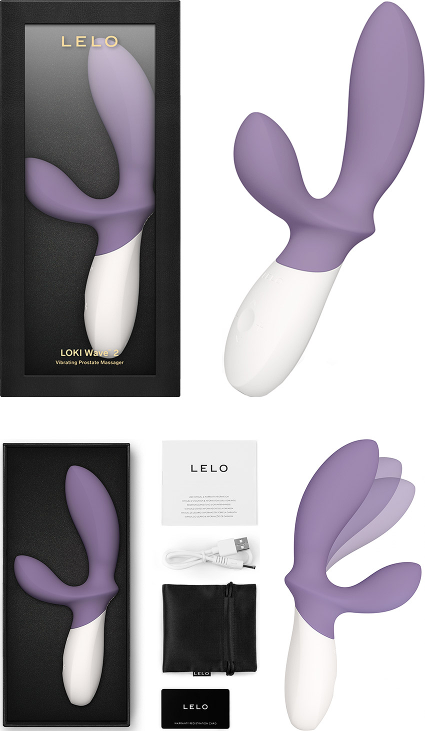 LELO Loki Wave 2 Prostate Massager - Purple