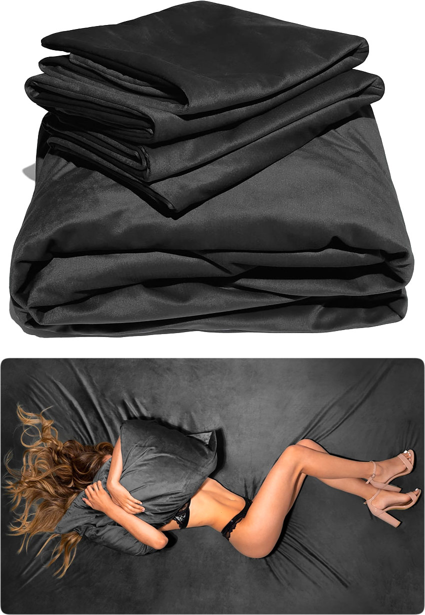 Protections de lit en velours Liberator Liquid Velvet - King Size
