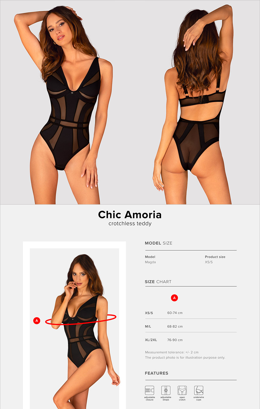 Obsessive Chic Amoria Body - Schwarz