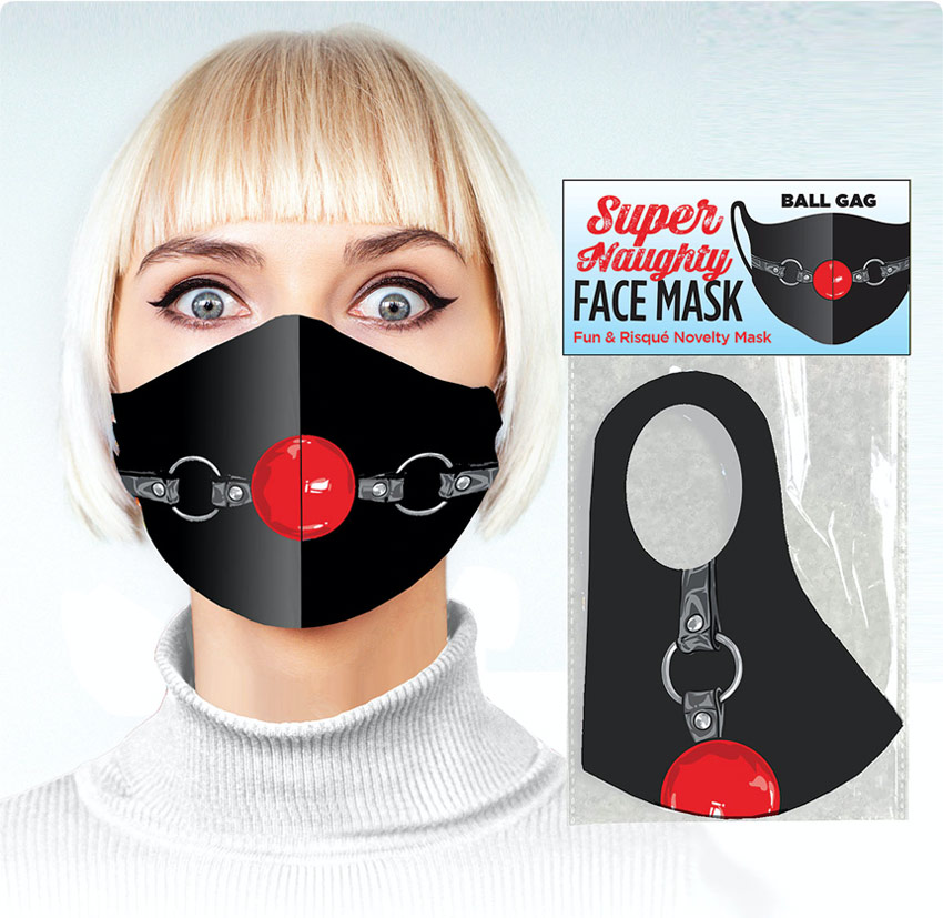 Masque de protection humoristique Super Naughty Face Mask