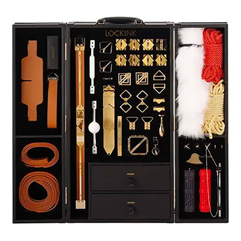 Lockink All-in-1 Luxury BDSM Play Kit - 24 pieces