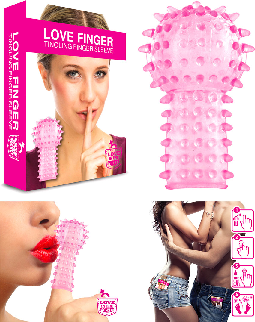 Love in the Pocket Love Finger Stimulierende Fingerhülle