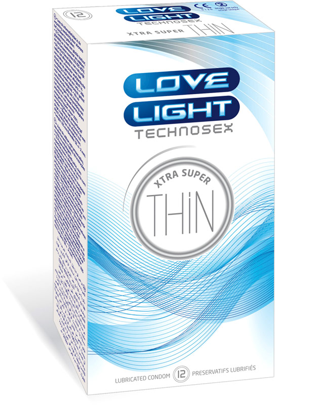 Love Light Technosex Xtra Super Thin (12 Condoms)