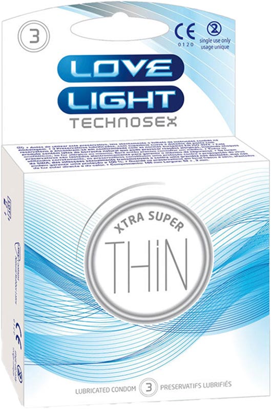 Love Light Technosex Xtra Super Thin (3 Préservatifs)