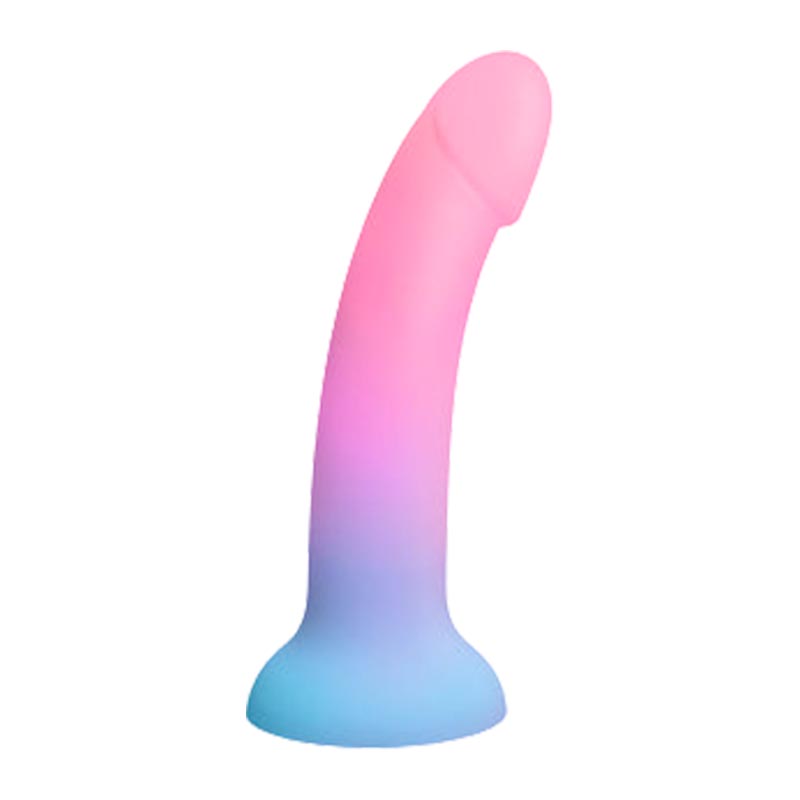 Love to Love Dildolls Utopia Dildo - 17.5 cm - Rosa & Blau (L)