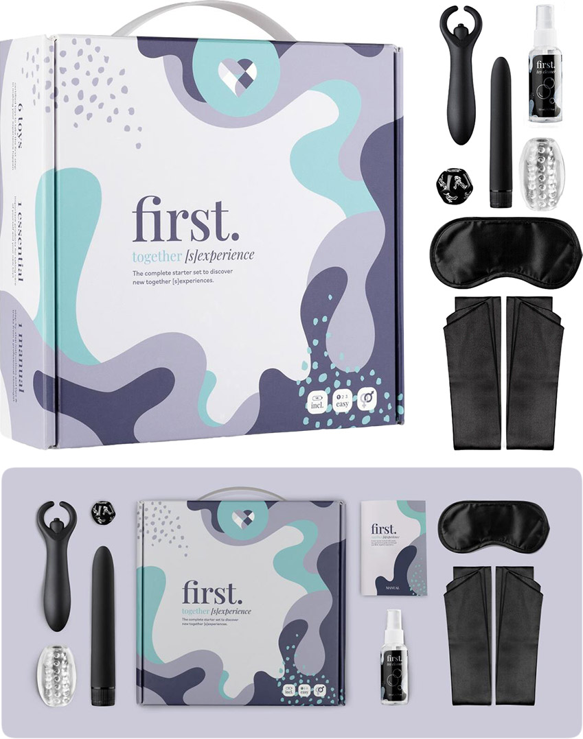 LoveBoxxx First Together Starter set for sextoys (6 pieces)