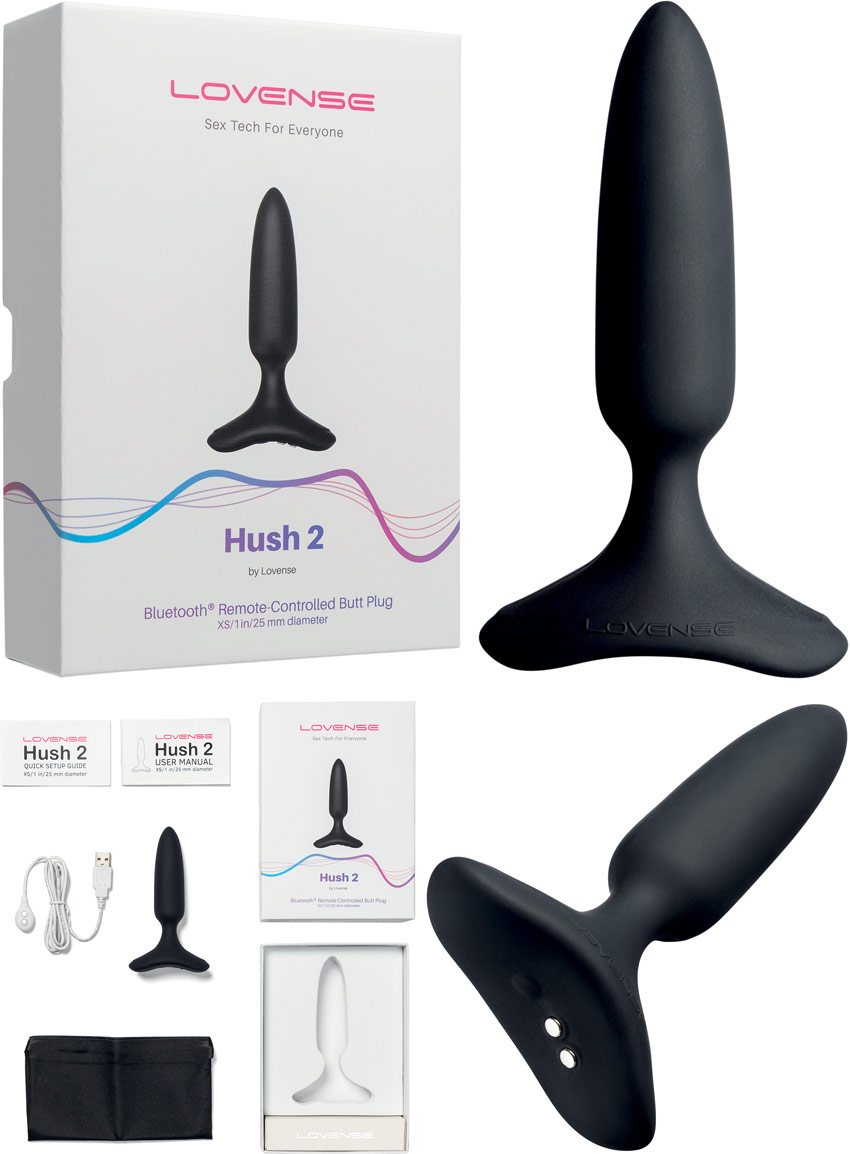 Lovense Hush 2 | Remote-controllable vibrating butt plug