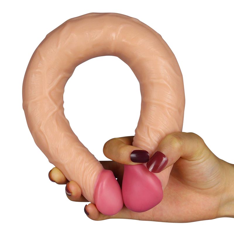 LoveToy Lady-Killer realistischer Doppelpenetrations-Dildo - 36 cm