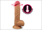 LoveToy Nature Cock realistic and rotating vibrator - 15 cm