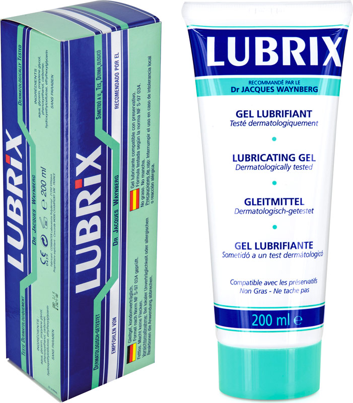 Gel lubrificante Lubrix - 200 ml (a base d'acqua)