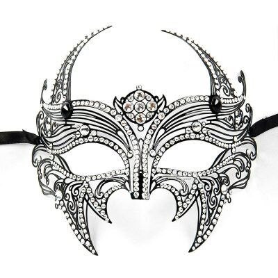 Luna Veneziana Venezianische Luxus-Maske - Diavolo