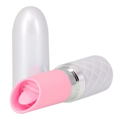 Lusty Pillow Talk | Mini-vibromasseur design rouge à lèvres