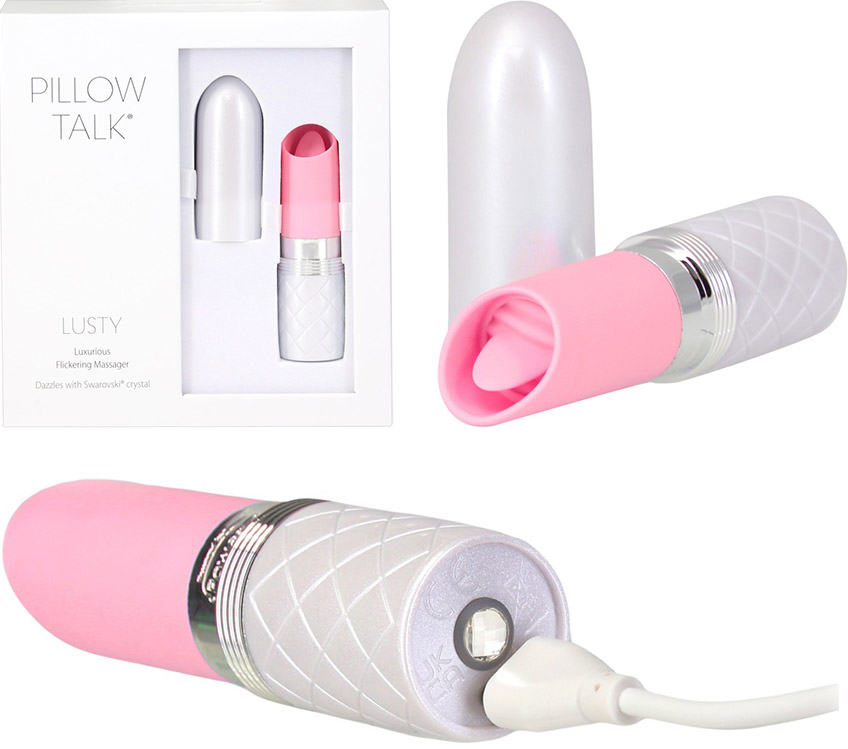 Mini vibratore clitorideo Lusty Pillow Talk