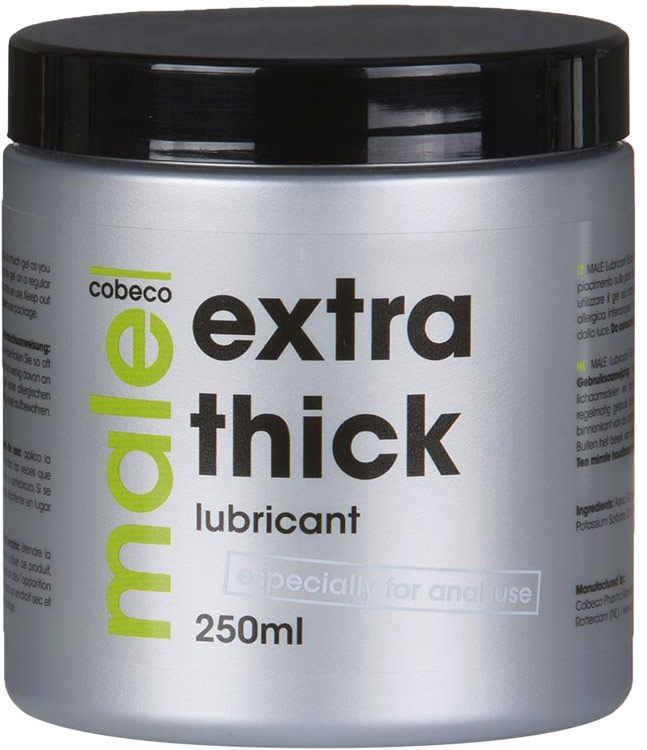 Lubrifiant anal MALE Extra Thick - 250 ml (à base d'eau)