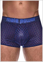 Boxer Male Power Diamond Mesh - Blu (S)