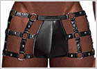 Boxer pour homme Male Power Fetish Vulcan - Noir (S/M)