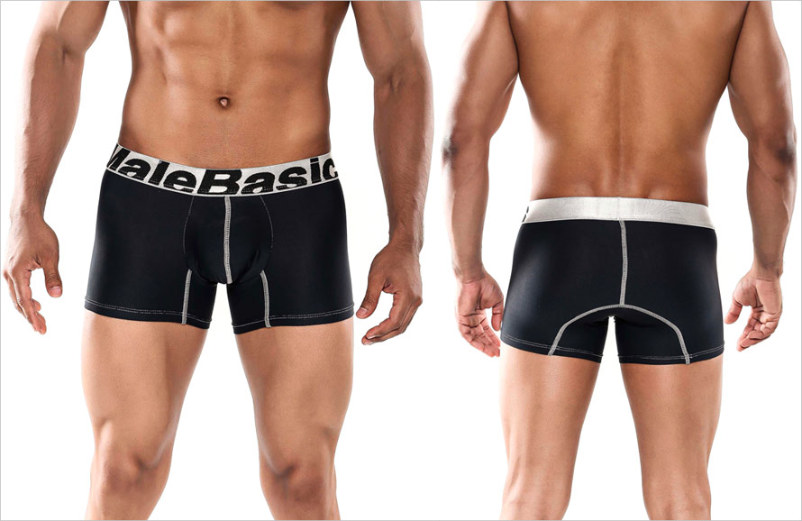 MaleBasics microfibre boxer shorts for men (S)