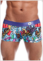 MaleBasics Boxer pour homme Hipster Trunk - Multicolore (M)