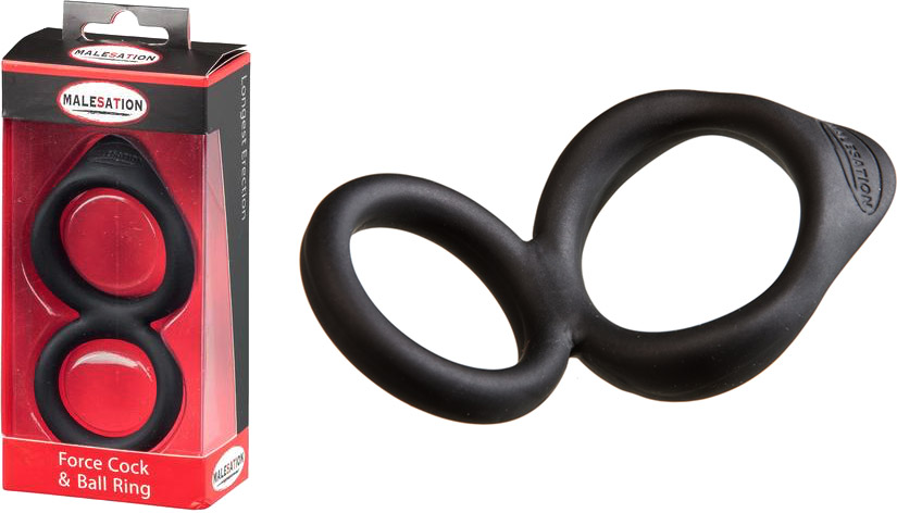 Malesation Force Cock & Ball Ring double cockring