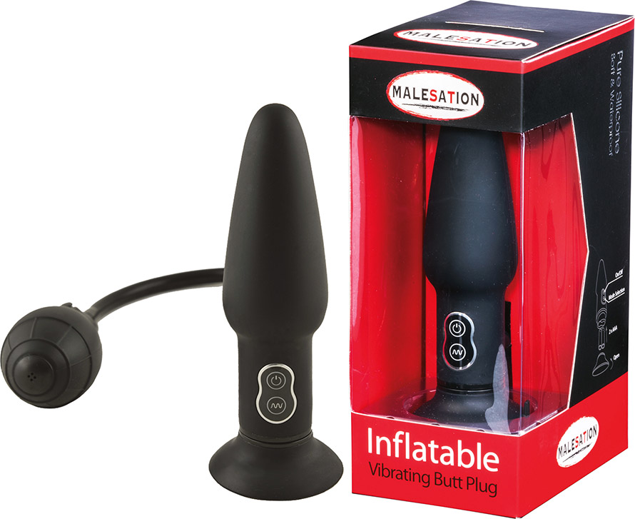 Malesation inflatable & vibrating Butt Plug