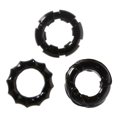 MaleSation Stretchy Cock Rings | Set aus 3 dehnbaren Penisringen