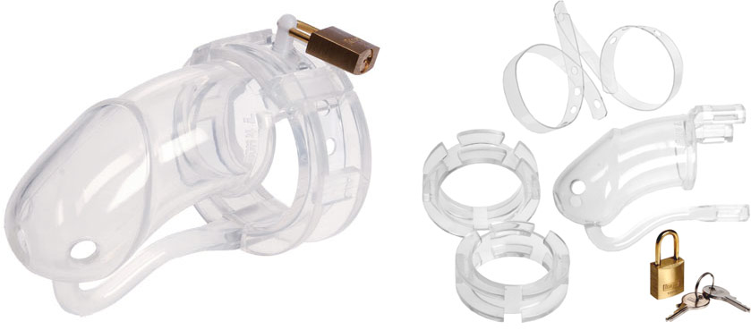 MaleSation Silicone Chastity Cage CB6000 (L)