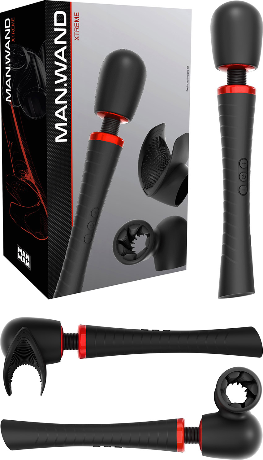 MAN.WAND Xtreme wand vibrator for masturbation