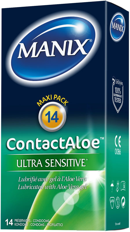 Manix Contact Aloe Vera (14 Kondome)