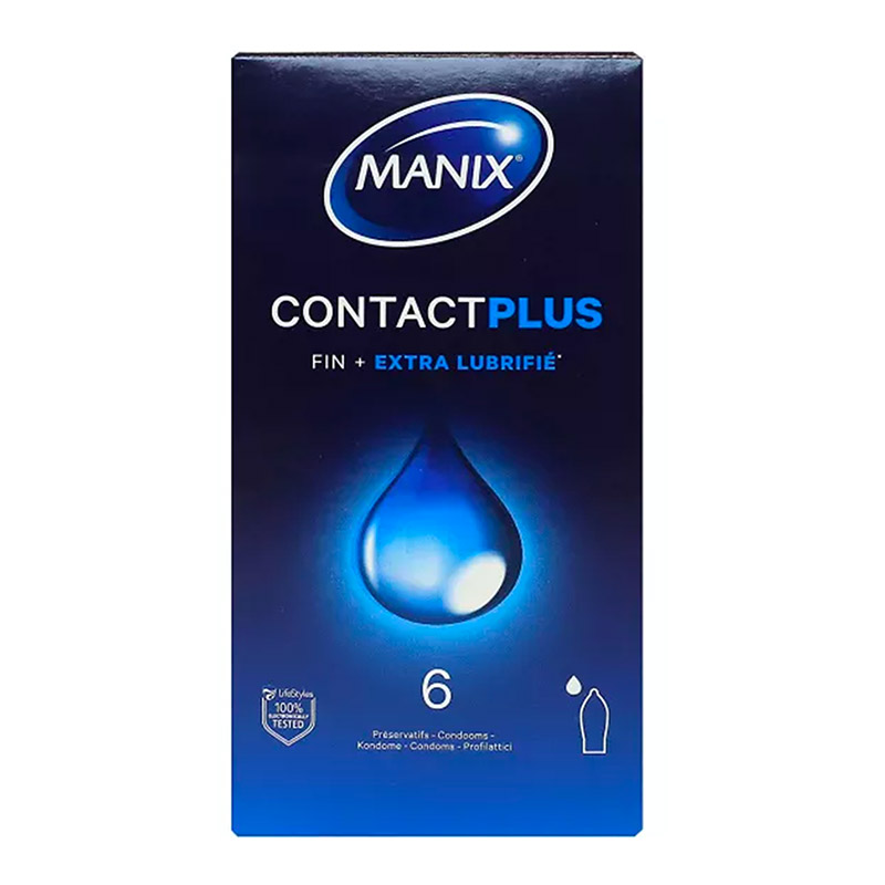 Manix Contact Plus (6 Préservatifs)