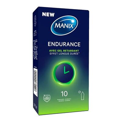 Manix Endurance | Kondome mit verzögerndem Gel mit Benzocain