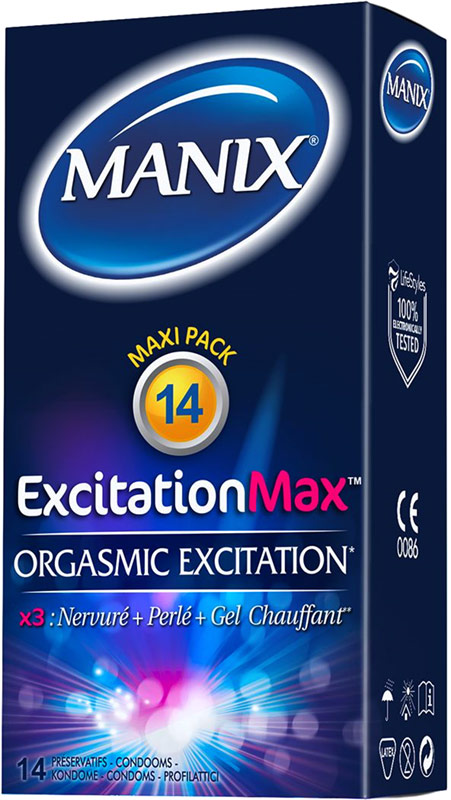 Manix Excitation Max (14 Préservatifs)