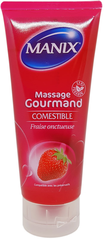 Gel de massage comestible Manix Gourmand - 200 ml