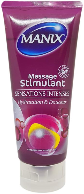Gel da massaggio stimolante Manix Sensations Intenses - 200 ml