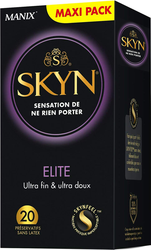 Manix Skyn Elite - sans latex (20 Préservatifs)