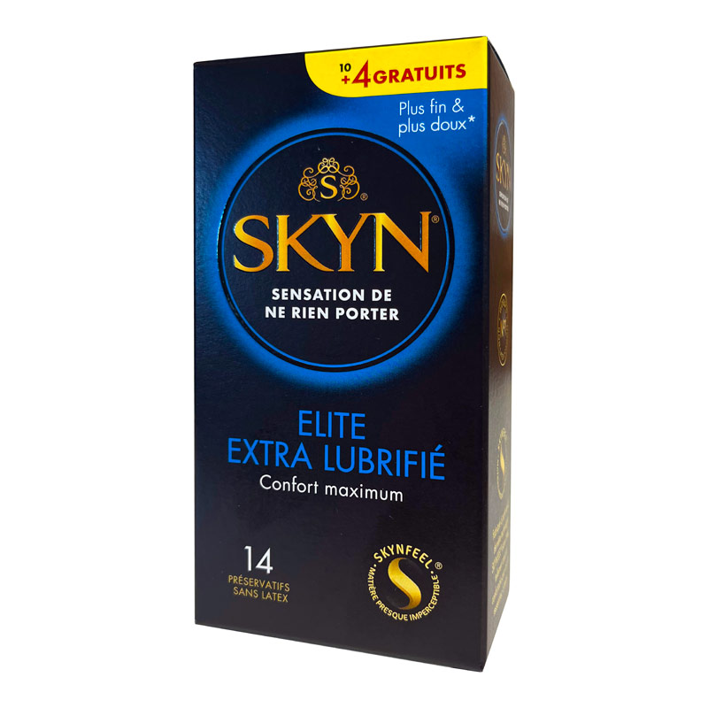 Manix Skyn Elite Extra Lubrifiés – 14 Préservatifs – KissKiss Manix Skyn Elite Extra Lubrifiés – 14 Préservatifs – KissKiss