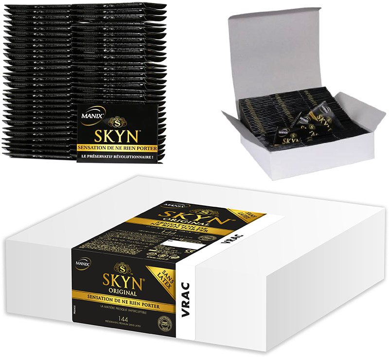 Manix Skyn Original - sans latex (144 Préservatifs)