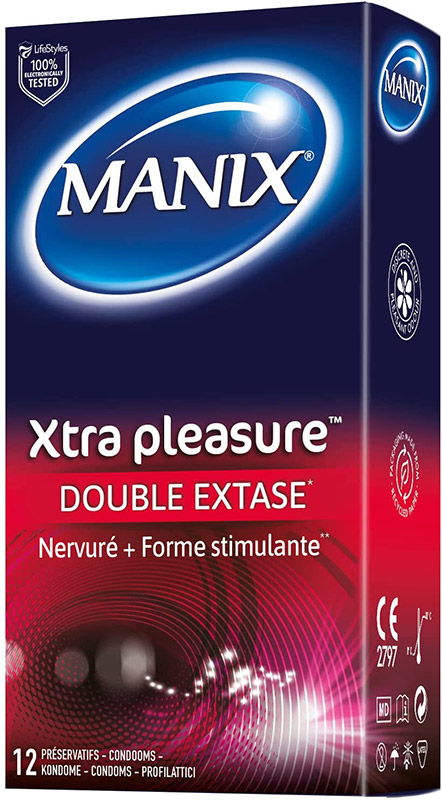 Manix Xtra Pleasure (12 Condoms)