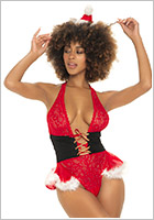 Mapalé 6472 Mrs. Claus Christmas Costume - 2 pieces - Red (L/XL)
