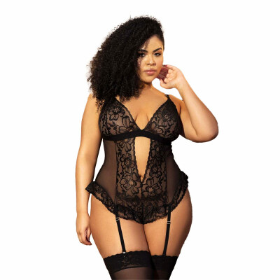 Mapalé Body & Porte-jarretelles 8568 - Noir