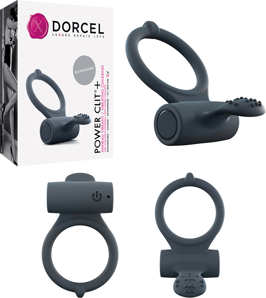 Anneau vibrant rechargeable Marc Dorcel Power Clit +